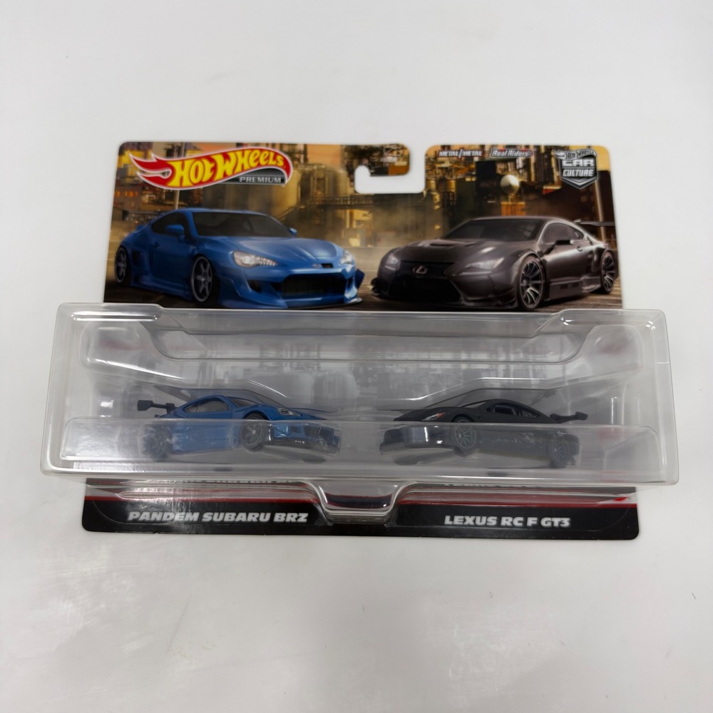 Hot Wheels Premium Car Culture 2 Pack Pandem Subaru BRZ & Lexus RC F GT3